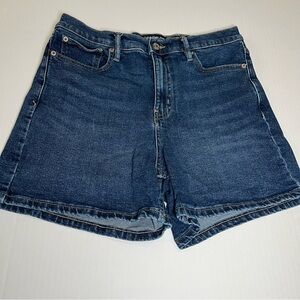 Calvin Klein blue denim jeans shorts for women size 12 cotton